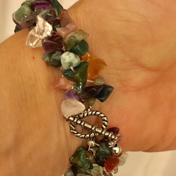 Colored Glass Bracelet - Picture 2 of 4